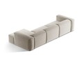 Coltar dreapta 4 locuri, Bergamo, Cosmopolitan Design, 344x152x70 cm, tesatura structurata, bej