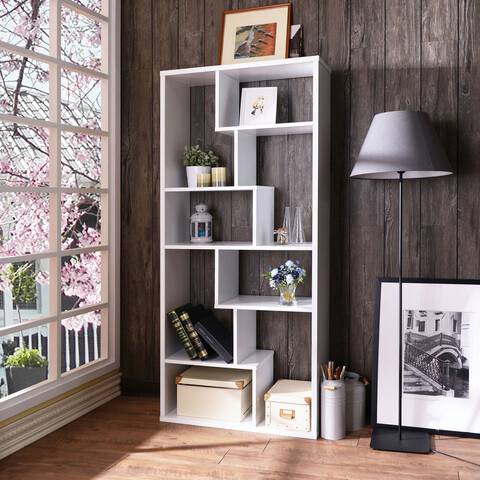 Corp biblioteca, decorotika, serra, 90x183.6x29.5 cm, alb