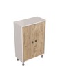 Dulap multifunctional, Estella, Melo, Pin Atlantic / Alb