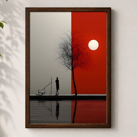 Tablou decorativ, 3752KACT-037, Fundal: 100% MDF (Grosime: 2,7 mm) Vopsire: Imprimare UV, Multicolor