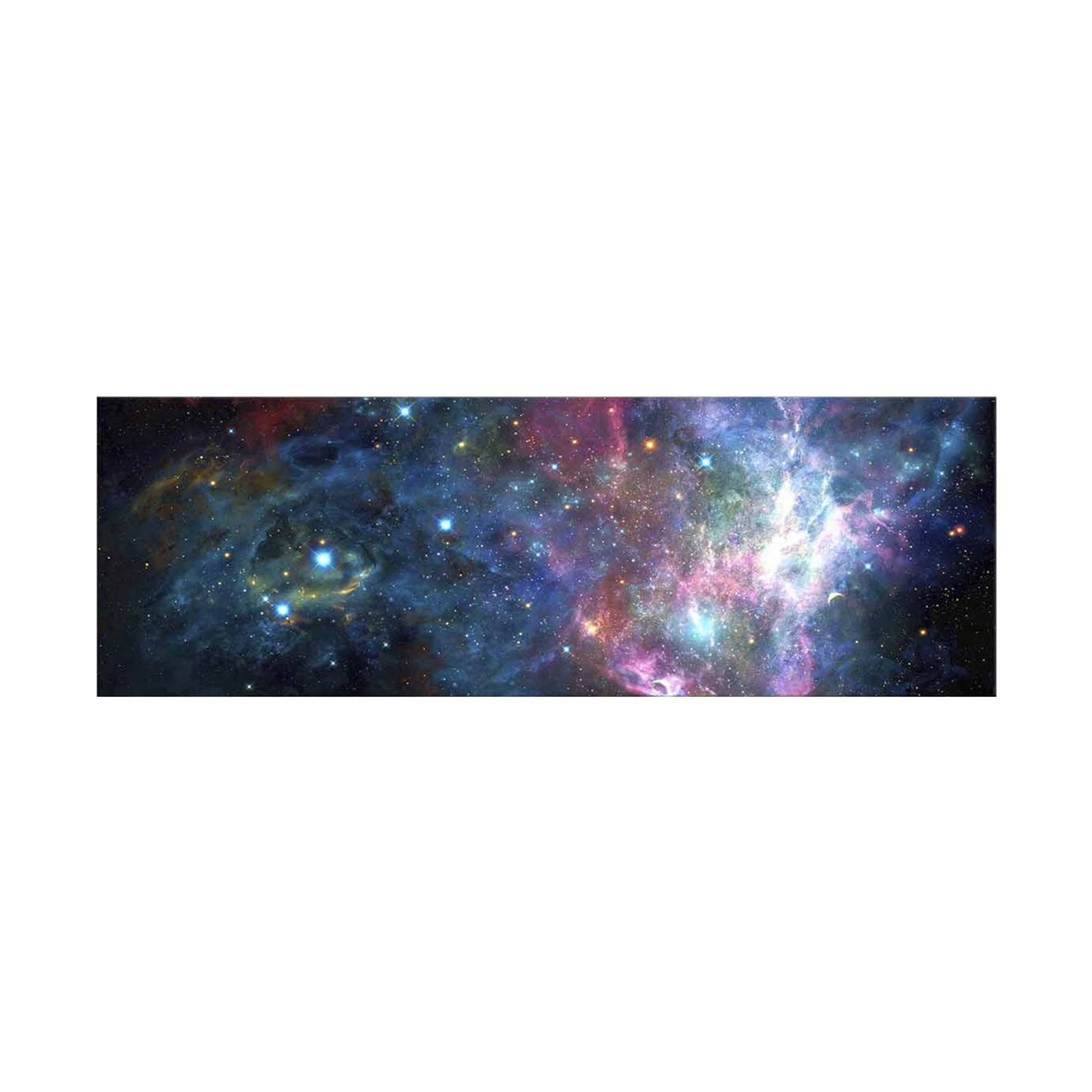 Tablou decorativ cu lumina LED, 3090NASA-005, 30 x 90 cm, Multicolor - view 6