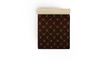 Cearceaf de pat cu elastic, 140x190 cm, 100% bumbac ranforce, Beverly Hills Polo Club, BHPC 006, maro