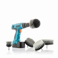 Set perii de curatare pentru bormasina 5 piese Sofklin, InnovaGoods, gri/negru