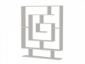 Biblioteca Wooden Art, Sarmasik White, 124.8x149.4x22 cm