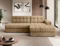 Coltar extensibil dreapta 3 locuri ELTAP, RT-09MO, Blezalt, 240x150x82 cm, lemn/poliester, bej inchis