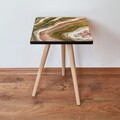 Masuta, Leona, Shp296, 35x42x35 cm, Auriu / Maro / Somon / Alb