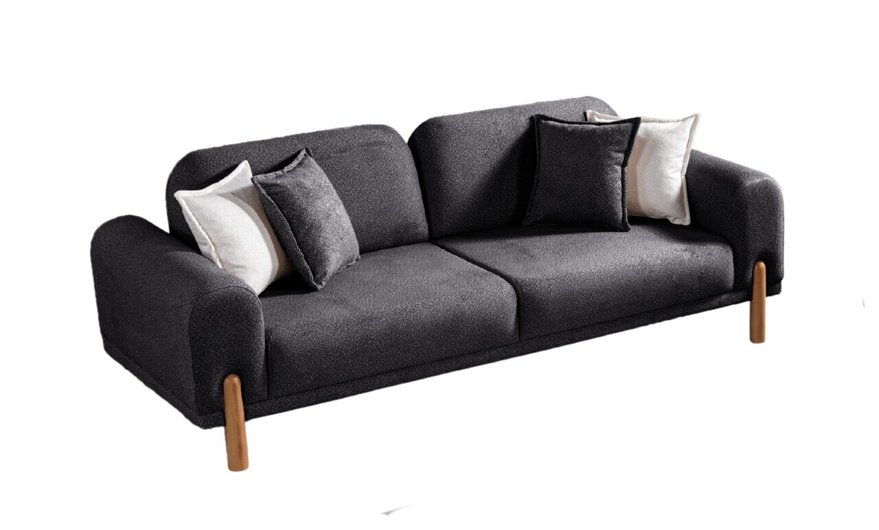 Canapea extensibila 3 locuri, Atelier del Sofa, 752EST1177, Antracit — imaginea 4