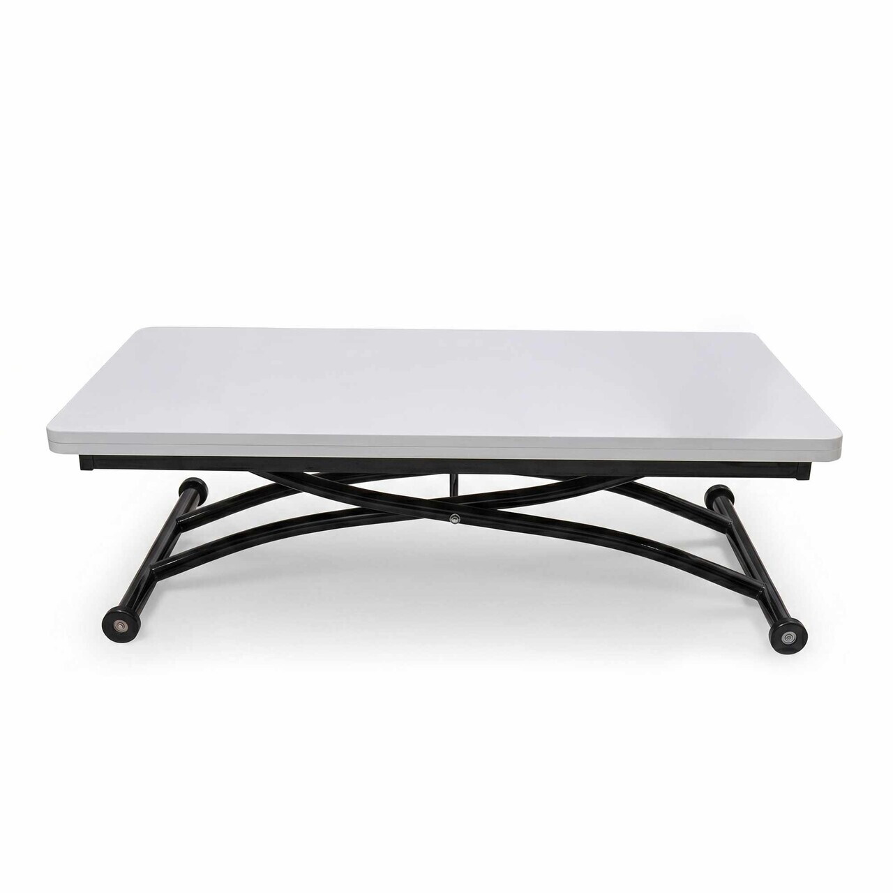 Masuta de cafea, Hanah Home, Juppo Ext, MDF, Alb/Negru — imaginea 5