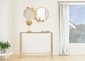 Oglinda de perete Farfalle Gold, Mauro Ferretti, 81x52.5 cm, fier, auriu