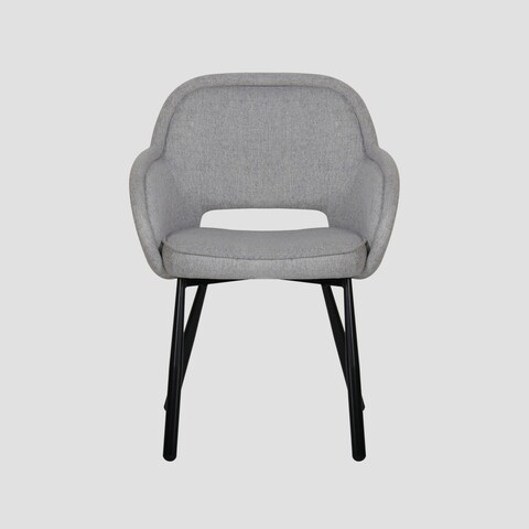 Scaun Campea, Homla, 62x61x84 cm, metal/poliester, gri