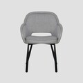 Scaun Campea, Homla, 62x61x84 cm, metal/poliester, gri