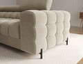 Coltar extensibil dreapta 3 locuri ELTAP, LT-18AU, Felro, 285x181x93 cm, lemn/poliester, bej inchis