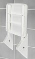 Scaun de dus rabatabil Secura, Wenko, 35x36x19 cm, aluminiu/ABS, alb
