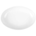 Platou oval Salsa, Ambition, 19.5x13.5x3.2 cm, portelan, alb