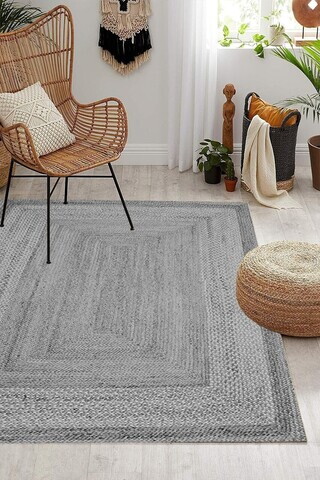 Covor, CLR-0000701-010, 100x250 cm, Poliester, Gri