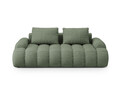 Canapea 3 locuri, Linz, Cosmopolitan Design, 200x100x84 cm, tesatura structurata, verde oliv inchis