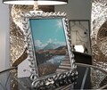 Rama foto Hollow, Mauro Ferretti, 20x25 cm, polirasina/sticla, argintiu