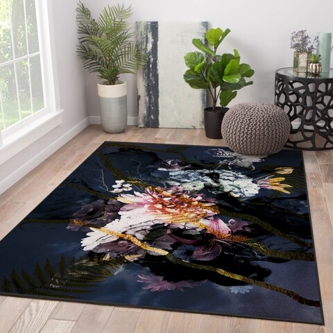Covor Floris, Oyo Concept, 140×220 cm, poliester, multicolor Covoare
