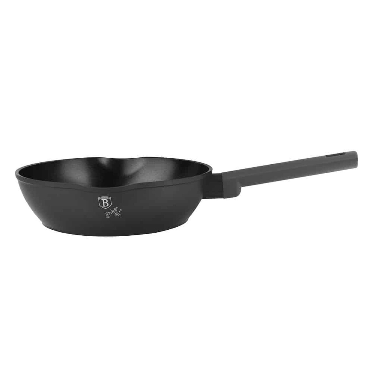 Tigaie adanca Berlinger Haus, Anthracite, 24 cm, 2.3 L, aluminiu forjat, antracit mat - imagine 3