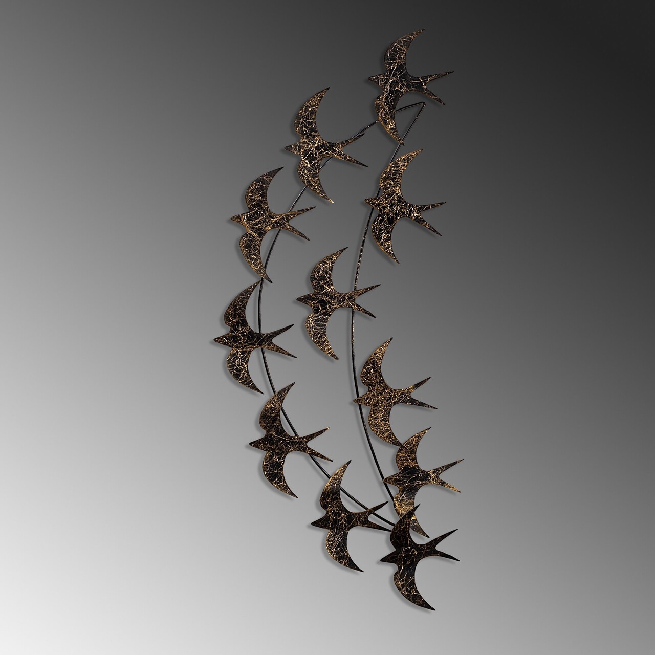 Decoratiune de perete, Flight 3, Dimensiuni: 50 x 100 x 5 cm, Multicolor - view 4