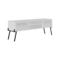 Comoda TV Naïve, Decotie, 143x35.6x50.7 cm, PAL melaminat, alb