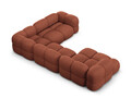 Coltar panoramic dreapta 5 locuri, Loretto, Cosmopolitan Design, 345x250x68 cm, tesatura structurata, corai