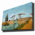 Tablou decorativ, 70100VANGOGH006, Canvas, Lemn, Multicolor
