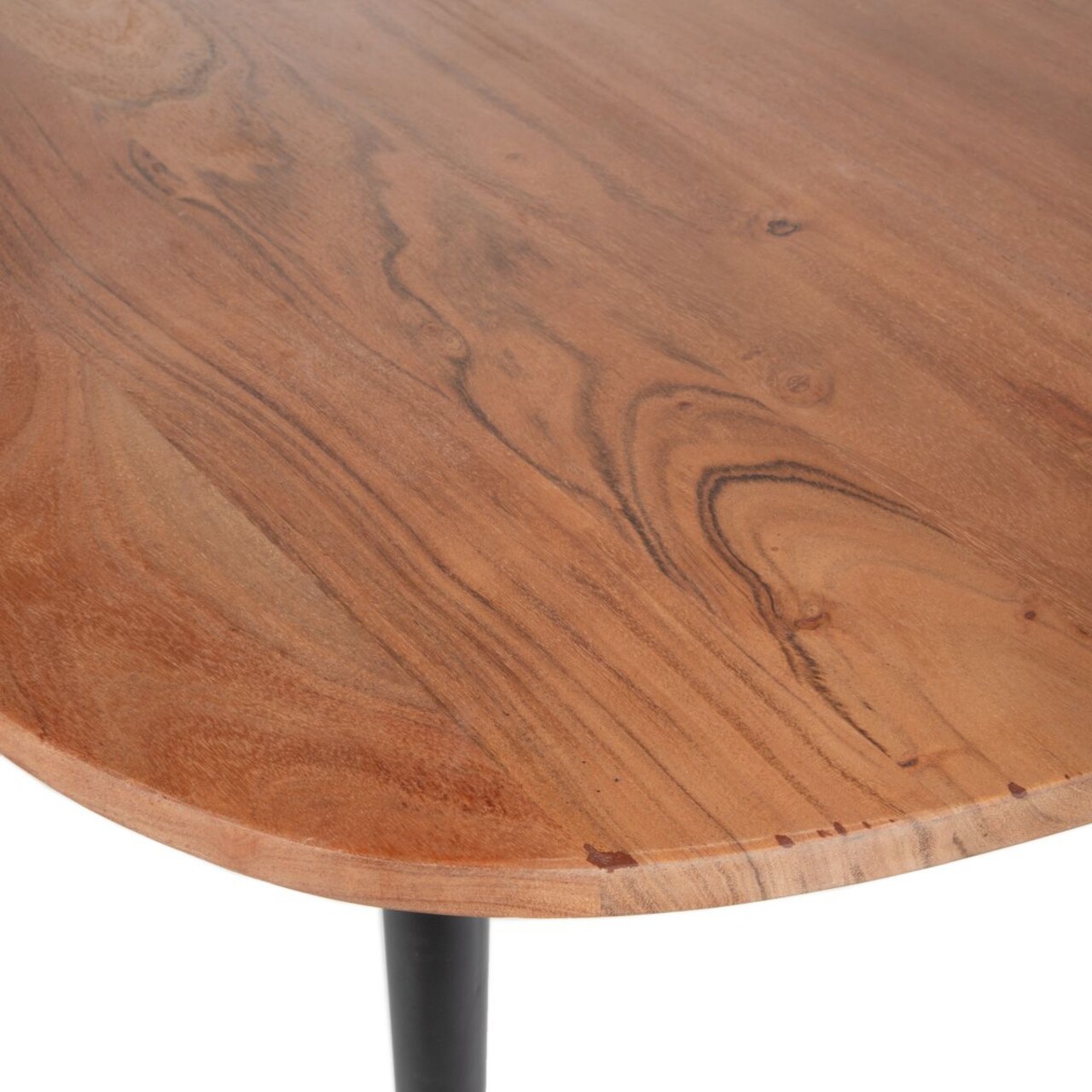 Masuta de cafea Wida, Homla,  75x75x47 cm, MDF/metal, maro/negru