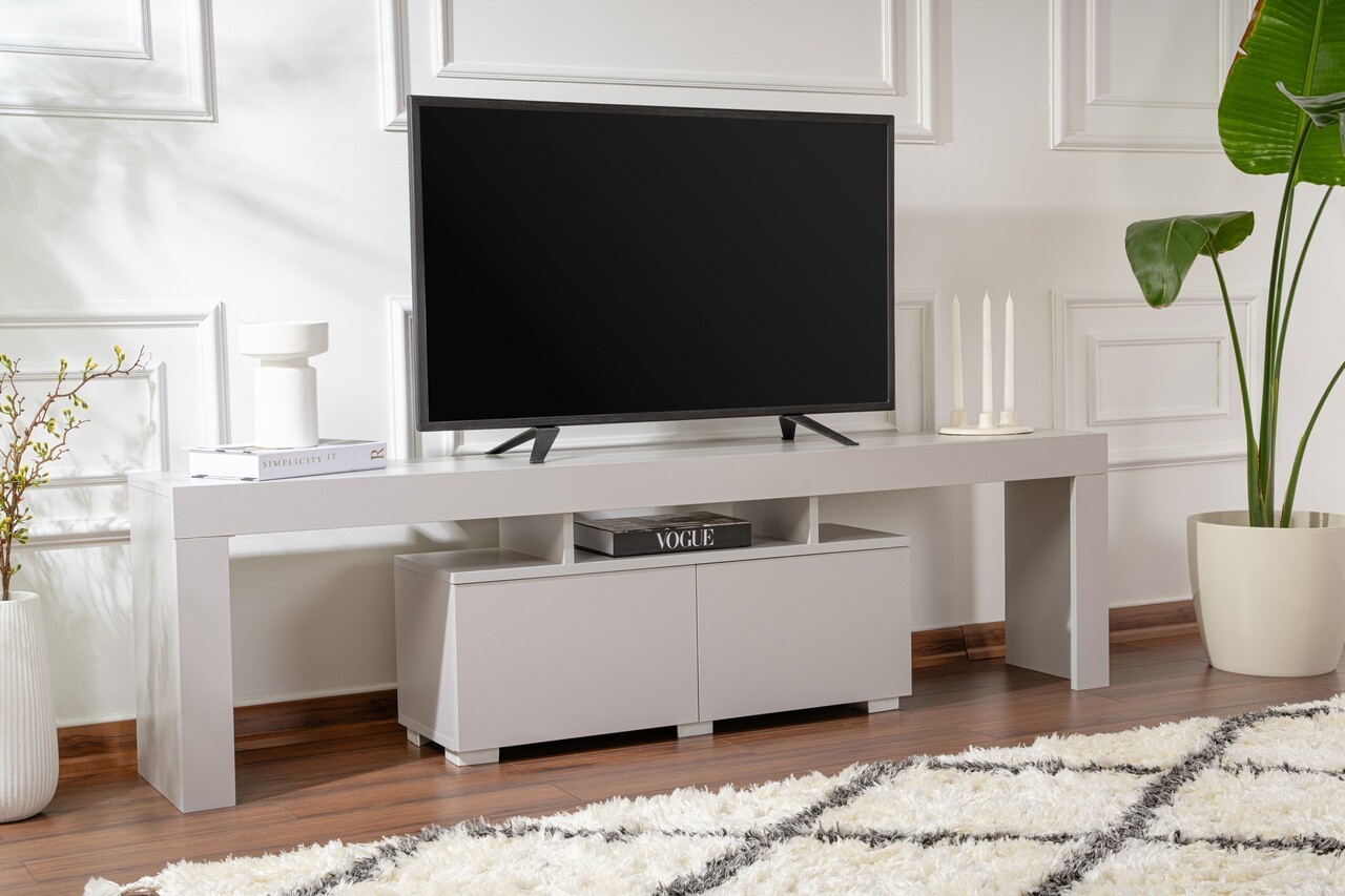 Comoda TV, Nordure, Enclave, 180x50x31.3 cm, Gri
