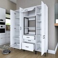 Dulap multifunctional, Rani, JE144, Alb