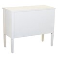 Comoda cu 2 sertare Creaciones Meng, 88x38x72 cm, lemn de brad/ratan