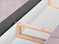 Canapea extensibila, Lilas, Mazzini Sofas, 3 locuri, cu lada de depozitare, 215x94x90 cm, catifea, lavanda