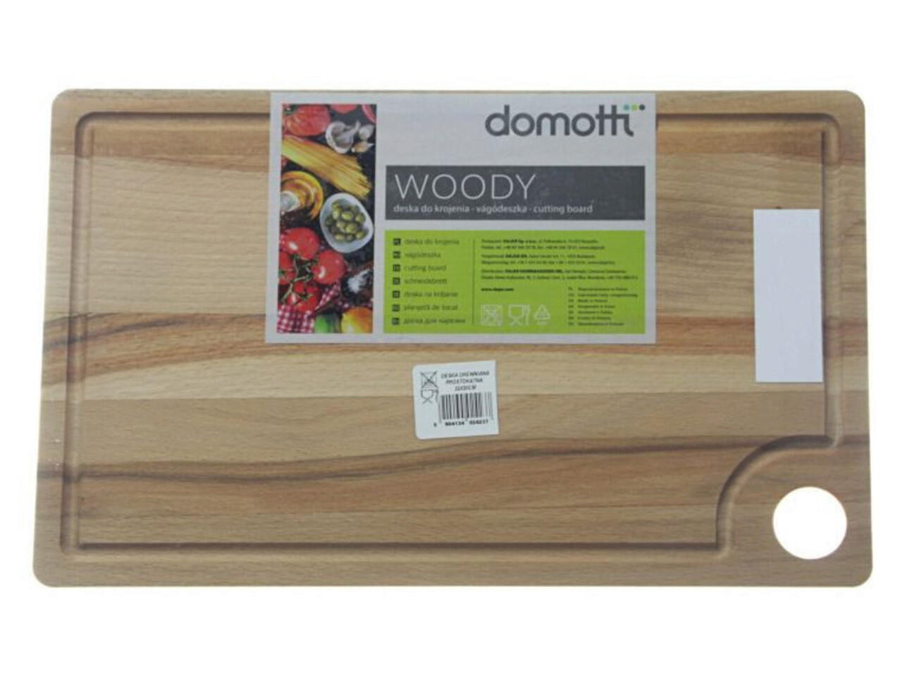 Tocator Woody, Domotti, 32x20 cm, lemn, maro
