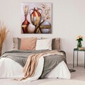 Tablou decorativ Flowering, Creaciones Meng, 100x100 cm, canvas pictat manual
