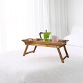 Tava pliabila pentru servire Creaciones Meng, 53x34x23 cm, lemn de mango