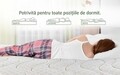 Saltea Perugia Organic Cotton Pocket Memory 7 Zone de Confort 160x200 cm, H 30 cm