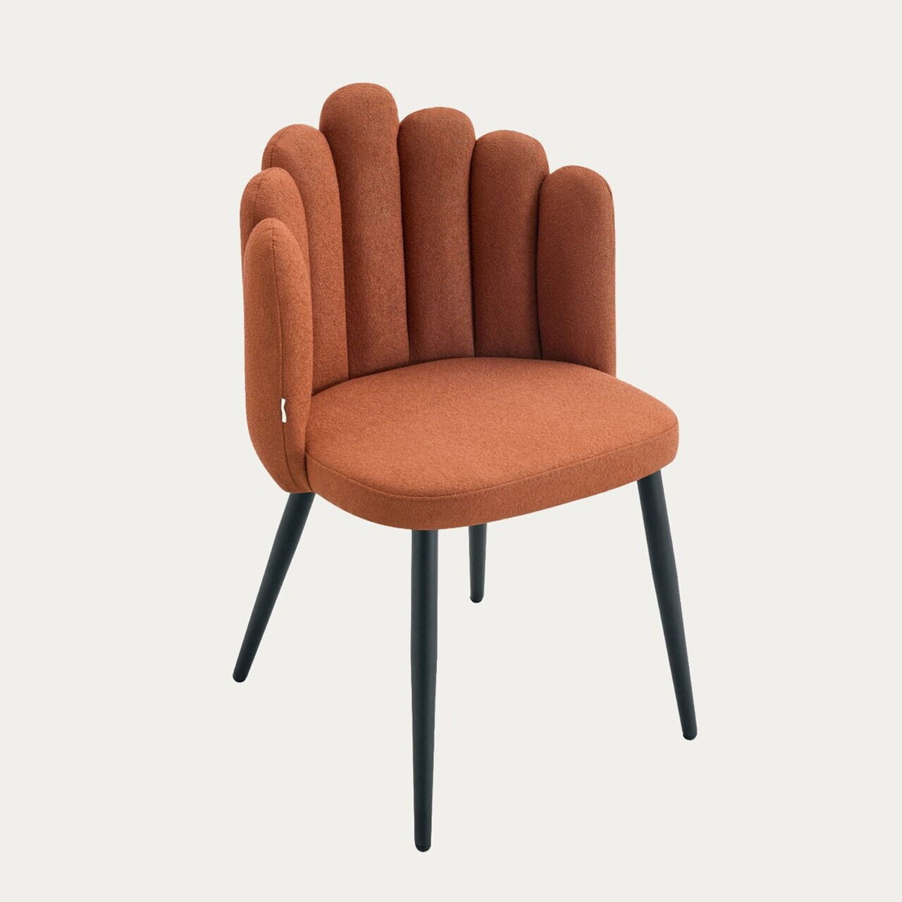 Scaun Aula Pro, Homla, 56x55x86 cm, metal/poliester, caramiziu — imaginea 4