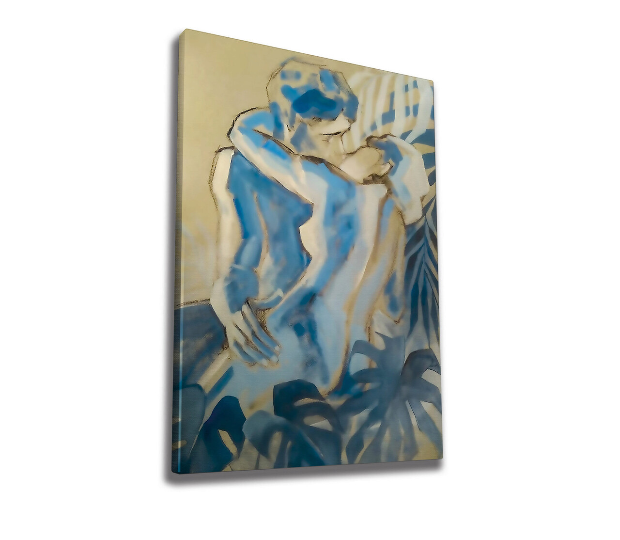 Tablou decorativ, WY190 (70 x 100), 50% bumbac / 50% poliester, Canvas imprimat, Multicolor