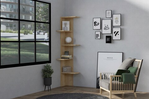 Corp biblioteca, asse home, bled, 40x160x21.4 cm, stejar