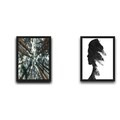 Set 2 tablouri decorative, Pine Woman Set, PAL, Hartie, Multicolor