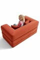 Canapea extensibilă pentru copii, Atelier del Sofa, 326NYR1111, Caramiziu
