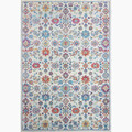 Covor, Vintage 7660 , 100x300 cm, Polipropilena, Alb/Albastru