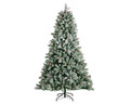 Brad de Craciun cu zapada artificiala si conuri Windham Spruce, Everlands, 1312 varfuri, 130x210 cm, verde