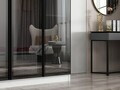 Dulap pentru haine, Hanah Home, Nisa, 135x210x52 cm, Alb