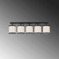 Lustra, Fulgor, 942FLG1640, Metal, Alb/Negru