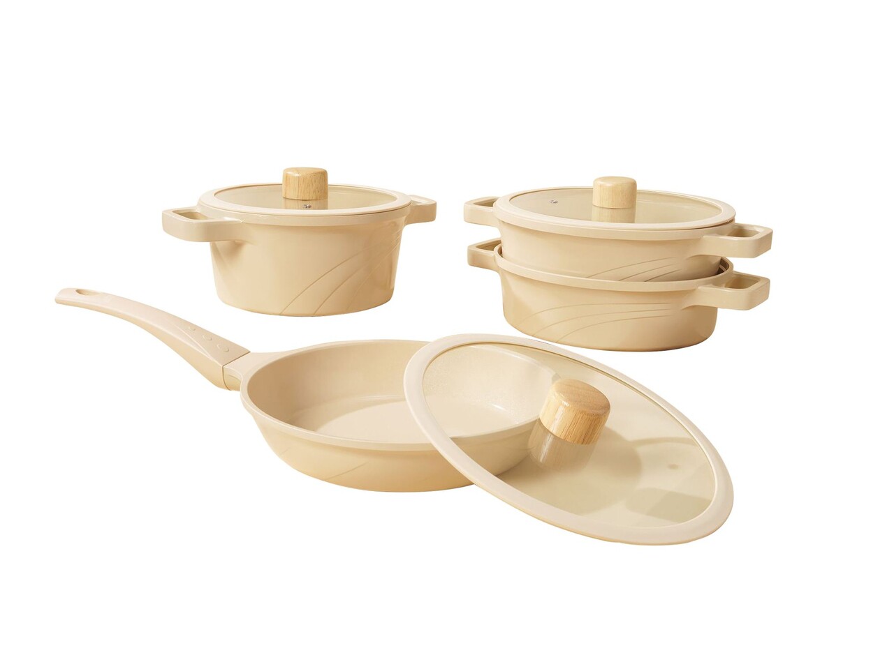 Set vase pentru gatit, Hermia, 343HNG1105, Baza de indicție, Crem - view 8