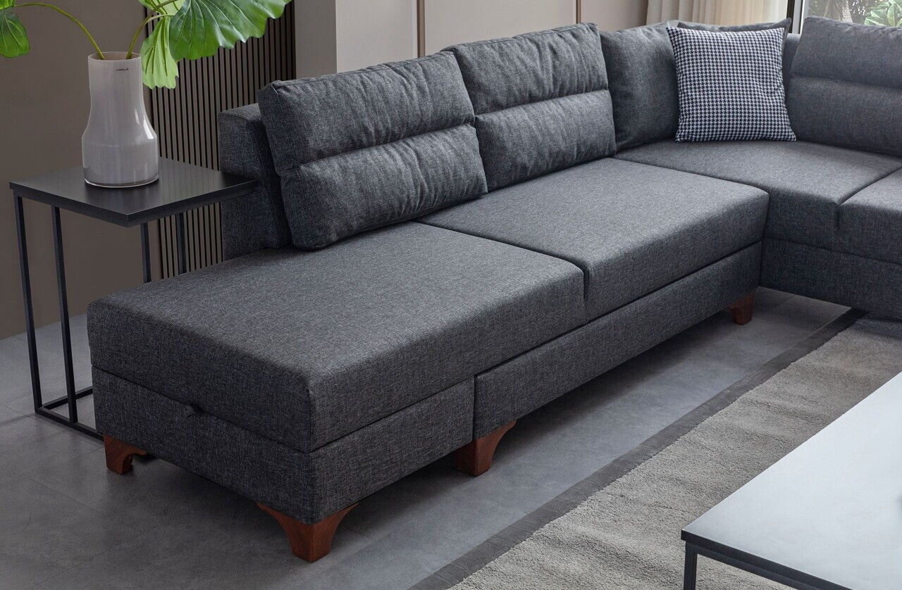 Coltar, Atelier del Sofa, 752EST1390, Lemn de carpen/PAL melaminat, Antracit - view 3