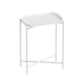 Masuta de cafea, Cerritos, Shb-009-B, 26x56x40 cm, Metal, Alb