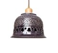 Lustra Radacini Laleaua cenusie, Deco Republic, E27, 1x60W, ceramica autentica Corund