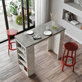 Masa de bar, Locelso, ST1, 120x101.8x51.6 cm, Gri
